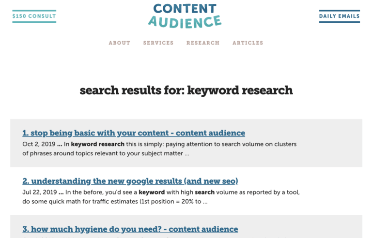 Powering your site search with Google search results